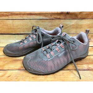 Merrell Anoxia Aluminum / Tiger Lily Lace-Up Athletic Shoes Womens 9 (n6a)